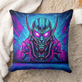 Heroic Cyberpunk Vibe Kudde