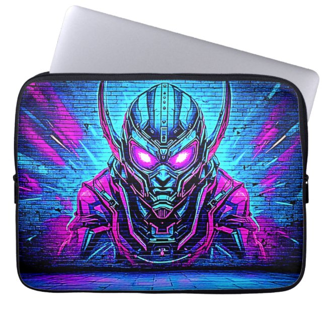 Heroic Cyberpunk Vibe Laptop Fodral (Framsidan)
