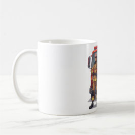 Heroic Firefighters & Dalmatian Anime Coffee Mug Kaffemugg