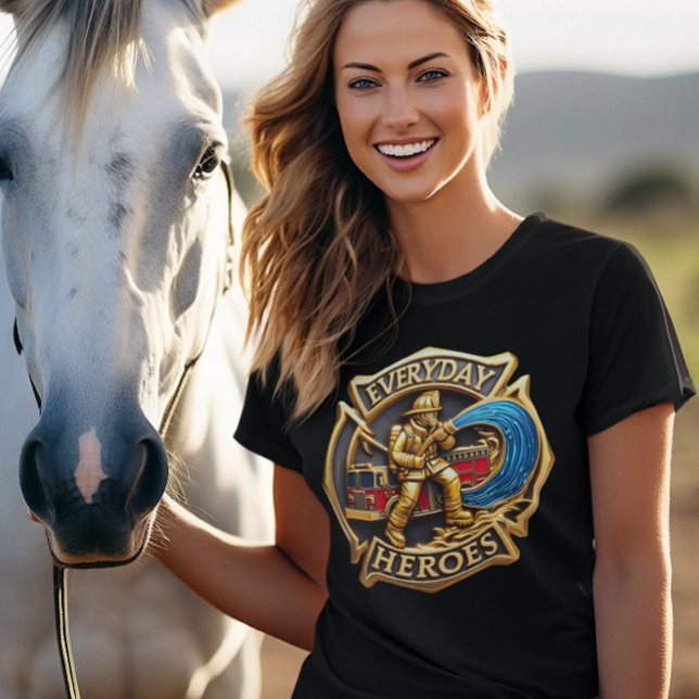 Heroic Fireman T Shirt (Skapare uppladdad)