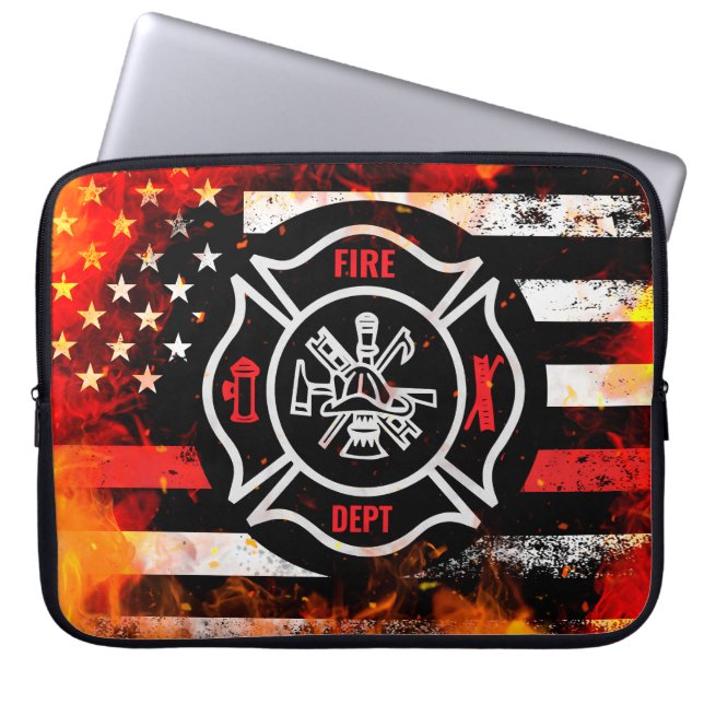 Heroic First Responder Gift Laptop Fodral (Framsidan)