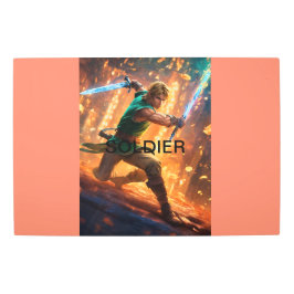 Heroic Metall Wall Art: 30"x20" Soldat Design