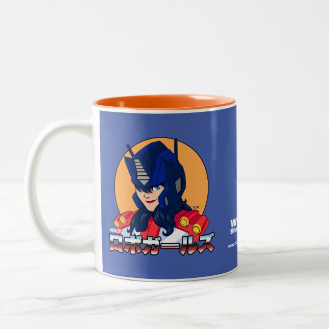 Heroic Robo-Girls Mugg nr 1 (Vänster)