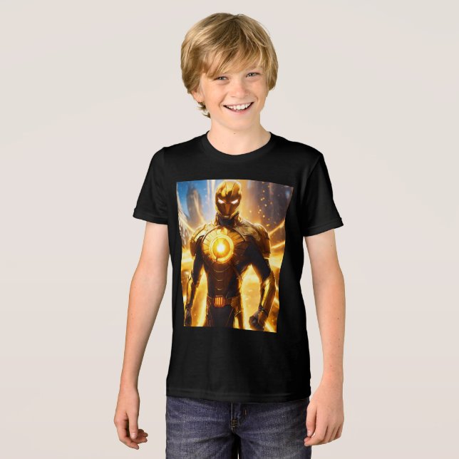Heroic Superhjälte T-Shirts för barn (Framsida Full)