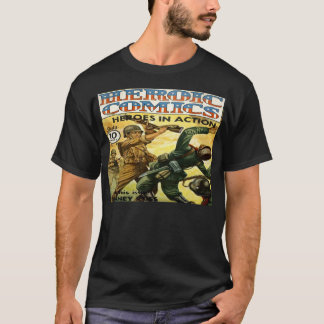 Heroic Tecknads Classic Tecknad Bok Cover T-Shirt