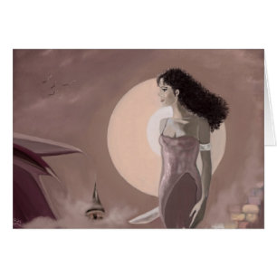 Heroisk fantasi hälsningskort