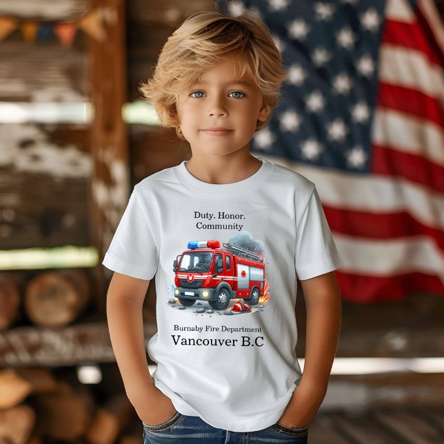 Heroiska brandmän tar itu med stadsblaze t shirt (Skapare uppladdad)