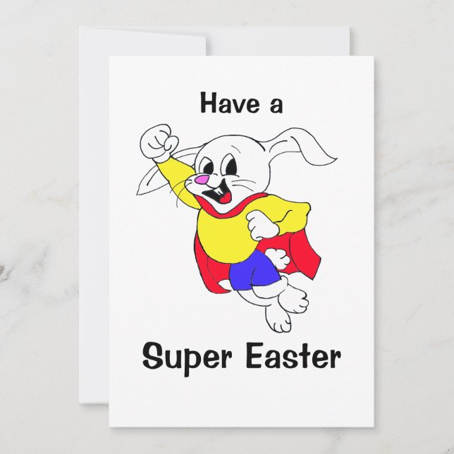 Herokort för påsk julkort (Framsida)