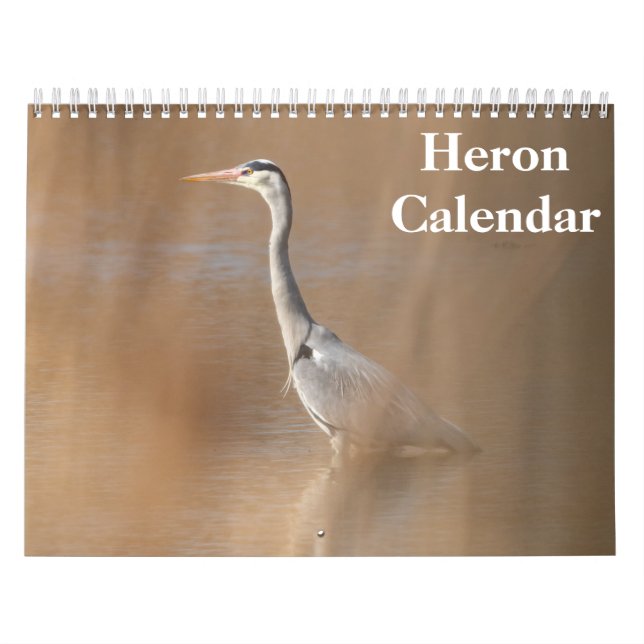 Heron Bird 2025 Kalender (Omslag)