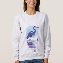 Heron by Moonlight – Women’s Sweatshirt T Shirt