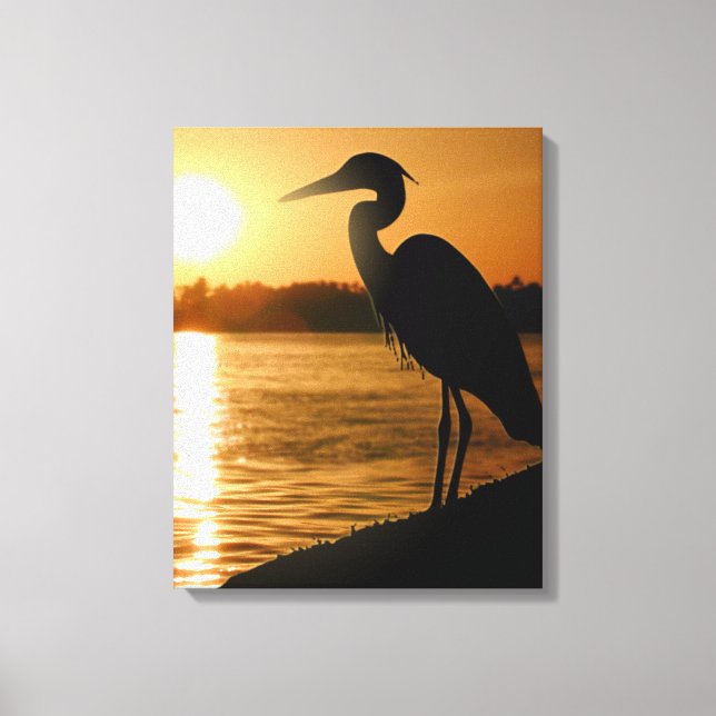 Heron Canvastryck (Framsida)