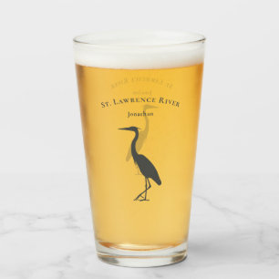 Heron Egret silhouette wetlands Glaskopp