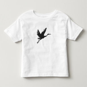 Heron flight silhouette - Välj bakgrund färg T Shirt