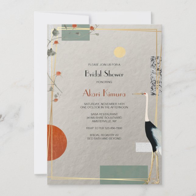 Heron Frame Inbjudan (Framsida)