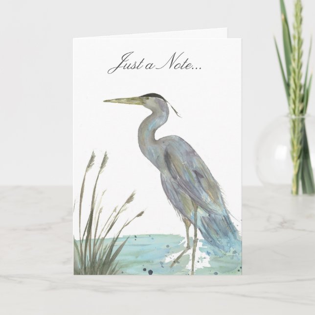 Heron i Marsh Kort (Framsida)