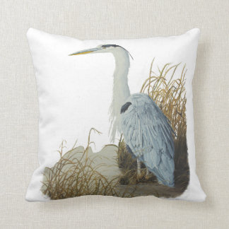 Heron på Marshkanten Kudde