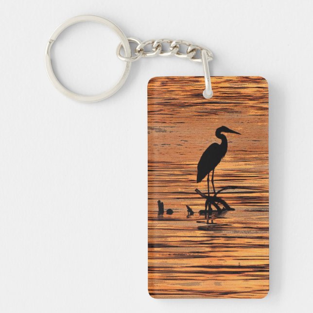 Heron på solnedgången (Framsidan)