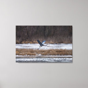 Heron-start Canvastryck