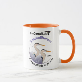 Heronillustrationmugg Mugg