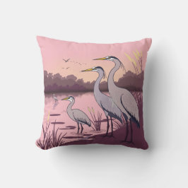 Herons by the Lake Kudde