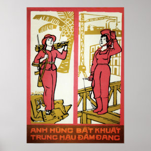 Heroot är ett oföränderligt och modigt Vietnam Poster