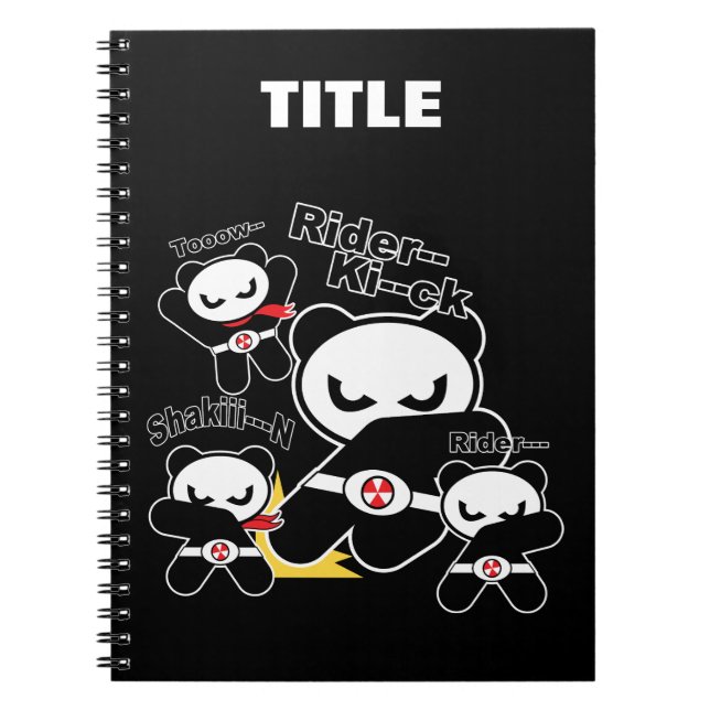 heropandbjörn anteckningsbok (Framsidan)