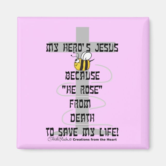 Heros Jesus Magnet (Framsidan)