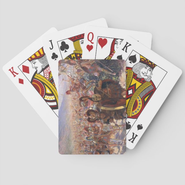 Heros of the Battle of Marathon (Rochgrosse) Casinokort (Baksidan)