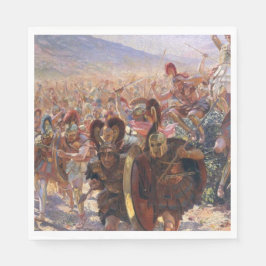 Heros of the Battle of Marathon (Rochgrosse) Pappersservett