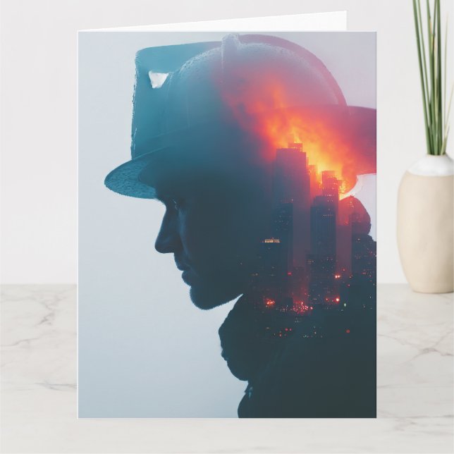 Heros Spark: Firefighter Tack & Apprecition Kort (Framsida)