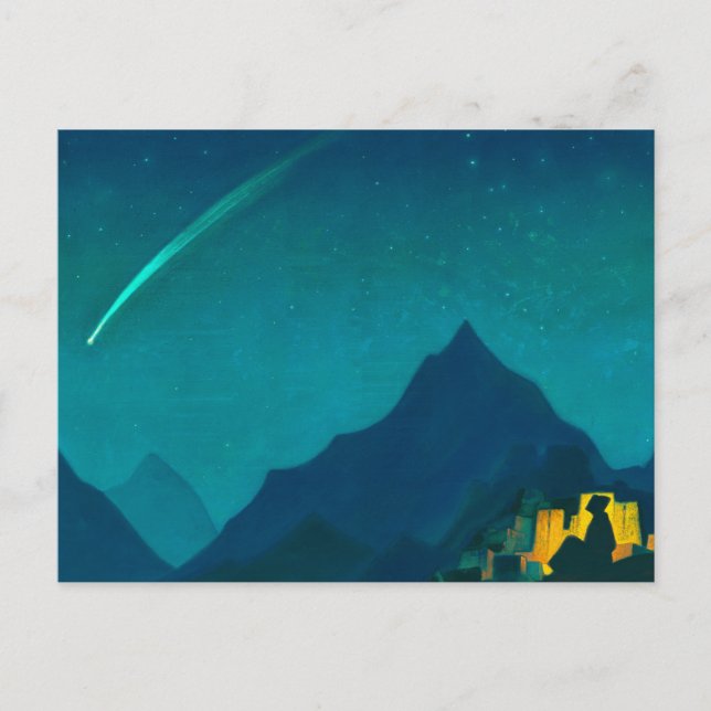 Heros stjärna, 1936 av Nicholas Roerich Vykort (Framsida)