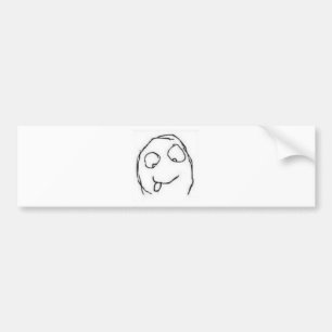 Herp Derp ursinnetecknad Bildekal