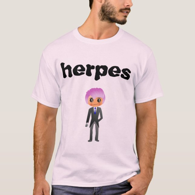 herpes t shirt (Framsida)