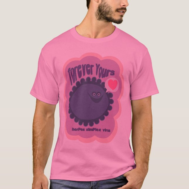 Herpesutslagsplats T-shirt (Framsida)