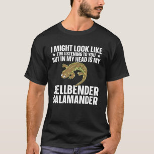 Herpetolog Amphibian Hellbender Salamander T Shirt