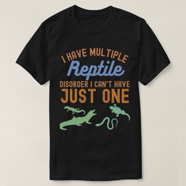 Herpetolog, Herpetologi Djur T Shirt (Design framsida)