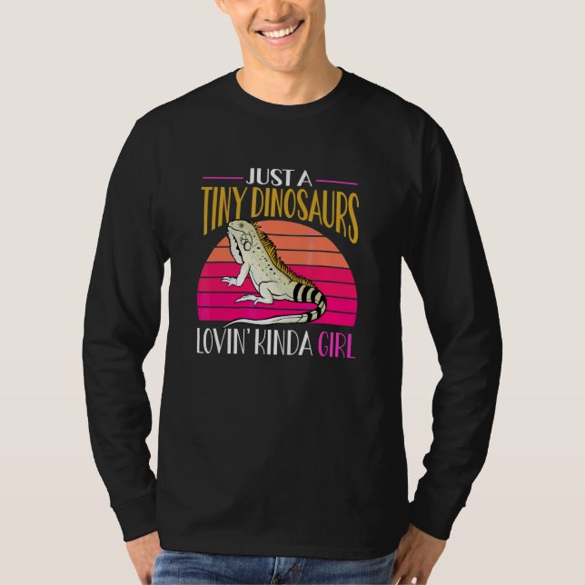 Herpetolog Iguana Ödla Kräldjur T Shirt (Framsida)