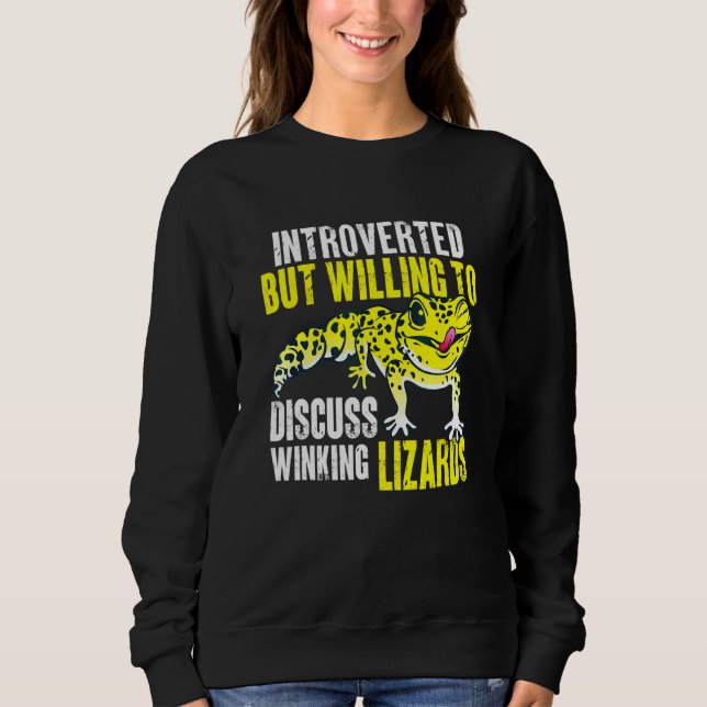 Herpetolog ödla reptil leopardgecko 1 t shirt (Framsida)