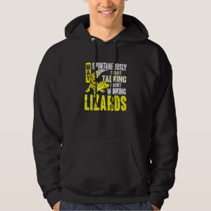 Herpetolog ödla reptil leopardgecko hoodie