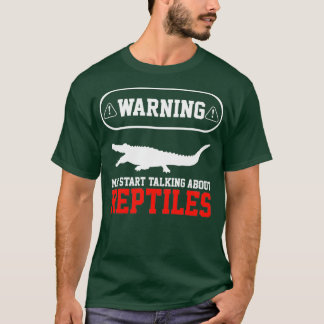 Herpetolog Reptilles Crokodile herping T Shirt