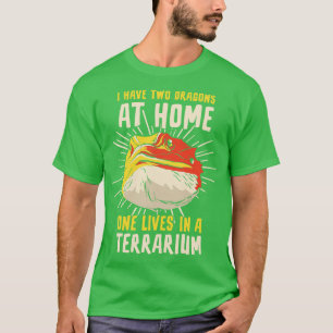 Herpetology Bearded Dragon Lizard Reptile Terrariu T Shirt