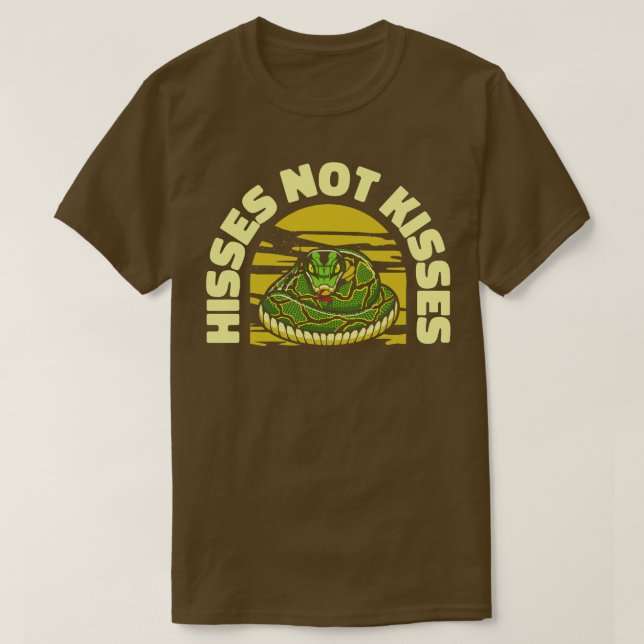Herpetology Snake Reptile Wildlife Snake Älskare T Shirt (Design framsida)