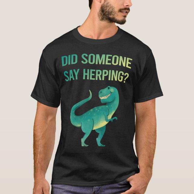 Herping Herpetolog Herpetoology Herper Herper T Shirt (Framsida)