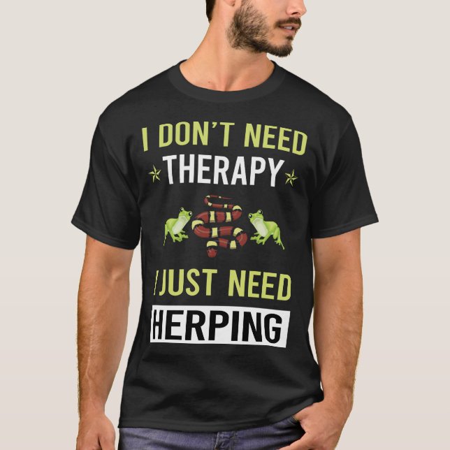 Herping Herpetolog Herpetoology Herper Herper T Shirt (Framsida)