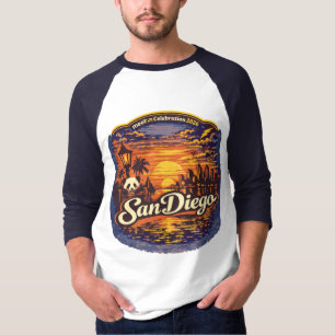 Herr 3/4 armsklädd skjorta t shirt