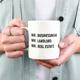 Herr Affärsman Herr Husägare Herr Fastigheter Två- Mugg