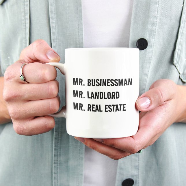 Herr Affärsman Herr Husägare Herr Fastigheter Två- Mugg (Skapare uppladdad)