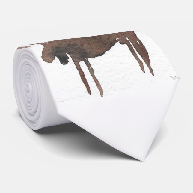 Herr älg slips (Rullad)