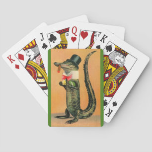 Herr Alligator spelkort