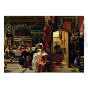 Herr Anthony skåpbil Dyck i London, 1837 Hälsningskort